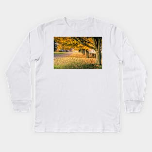 Fall Lane 1 Kids Long Sleeve T-Shirt